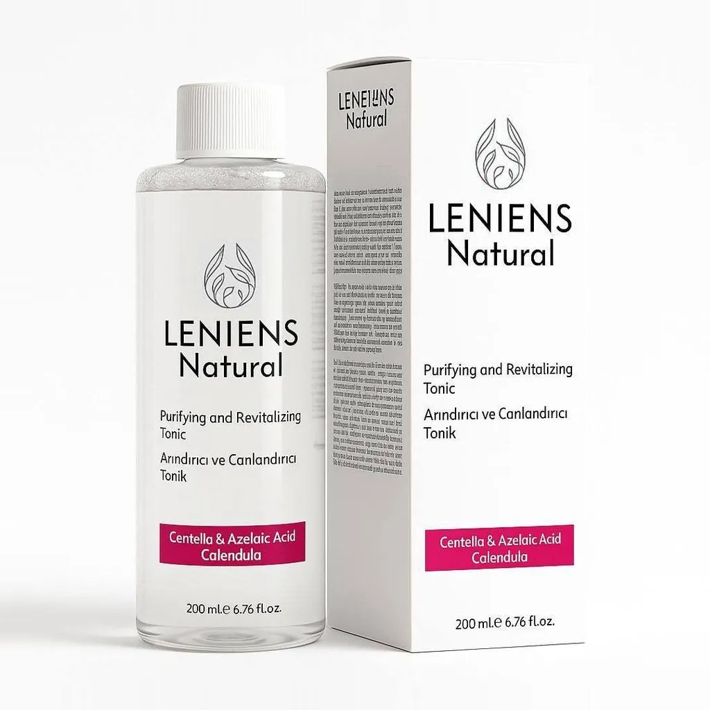 LENIENS Natural Arındırıcı ve Canlandırıcı Tonik ve kutusu