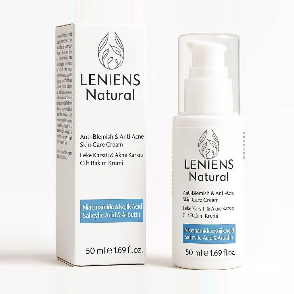 LENIENS Natural Leke Karşıtı & Akne Karşıtı Cilt Bakım Kremi